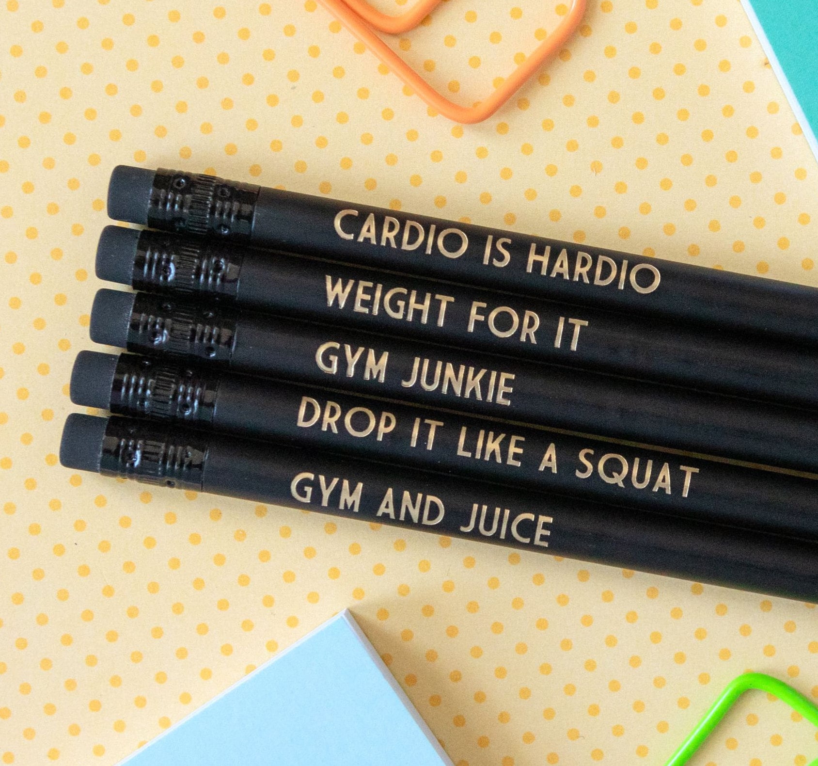 18. Gym lover Pencils