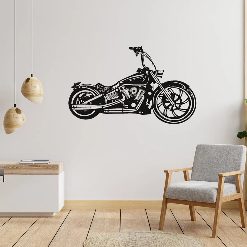 7. 3D Motorcycle Wall Decor Motocross Pants