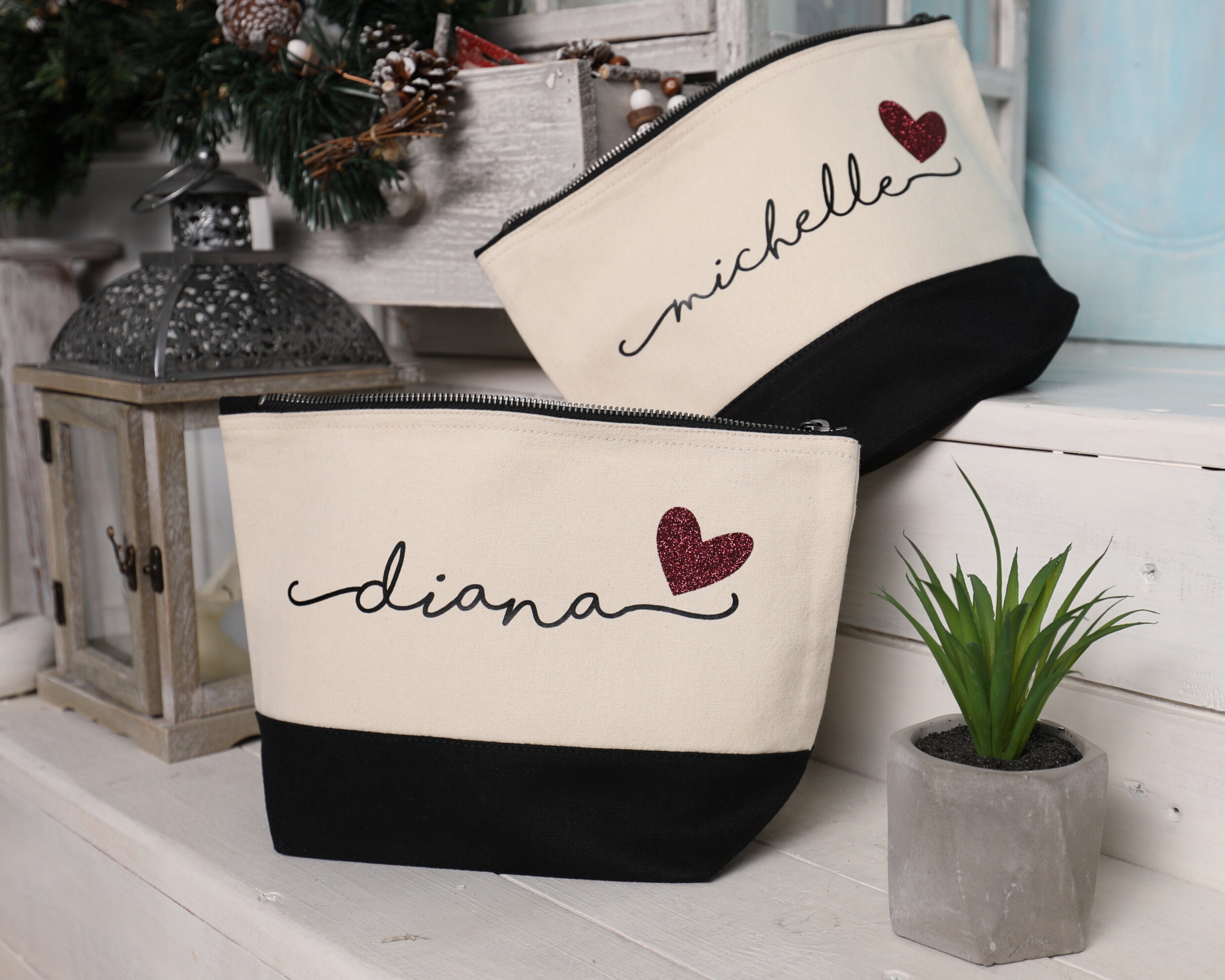 11. Personalized Cosmetic Bags