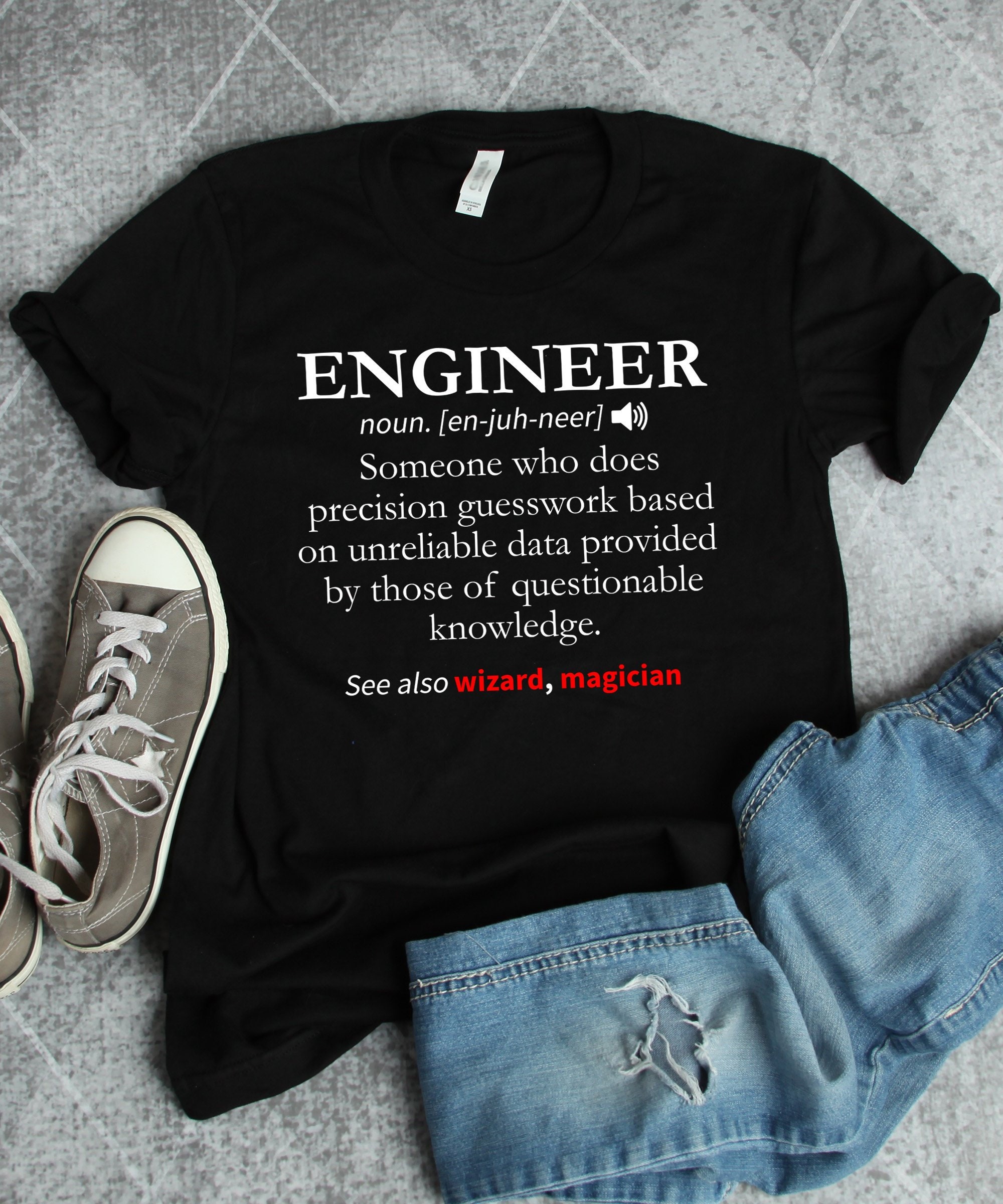 12. Customizable Engineer Definition Shirt