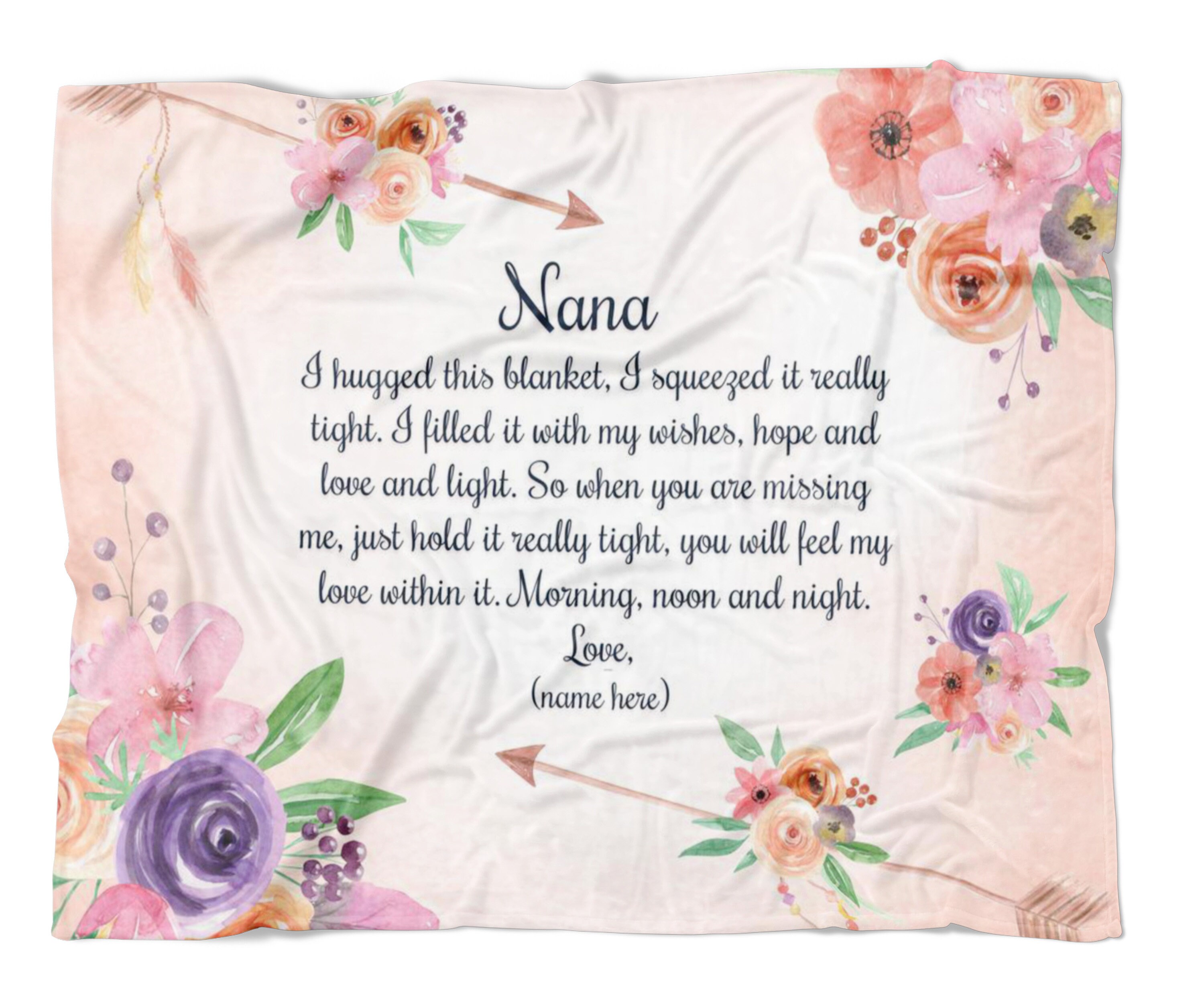 15. Nana Love Letter Blanket