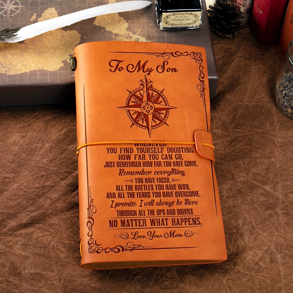 18. Customized Leather Journal