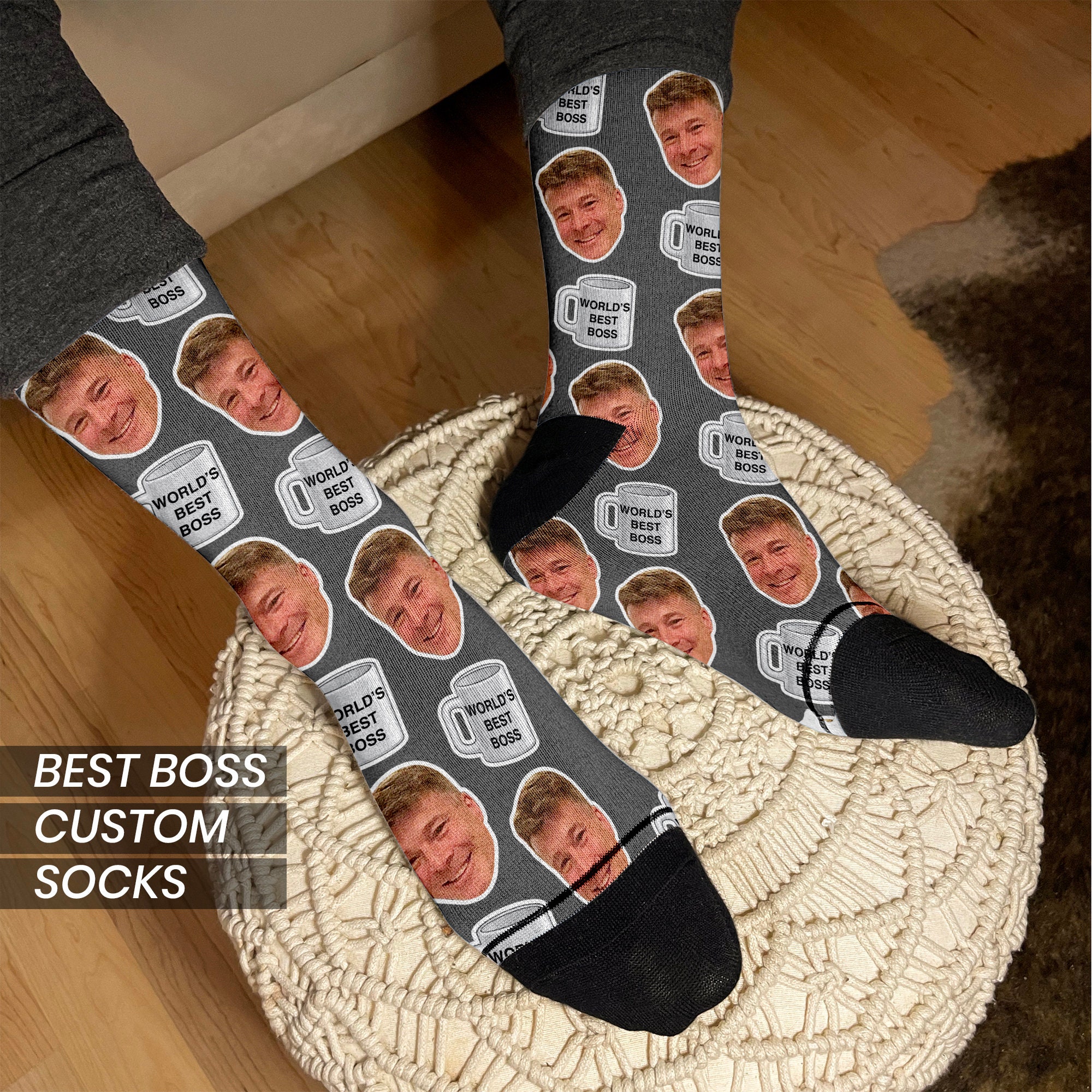 19. Personalized Socks for Co-workers