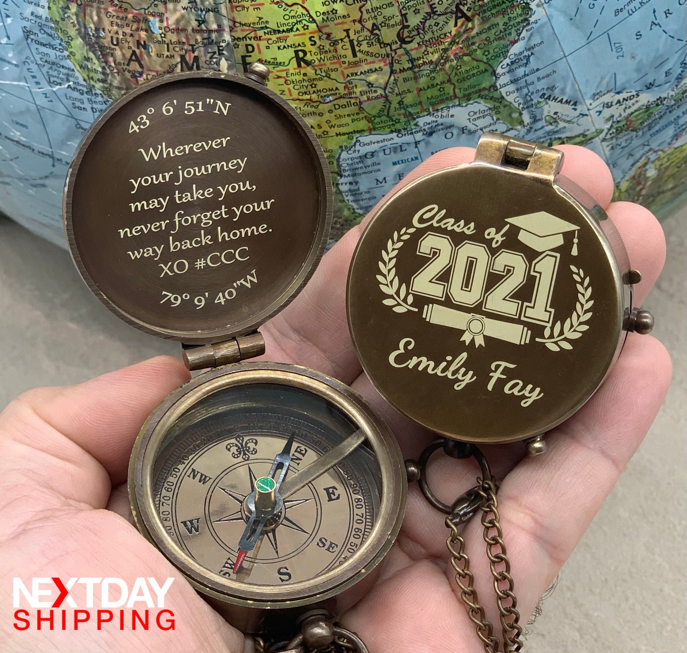 20. Personalized Gift Compass