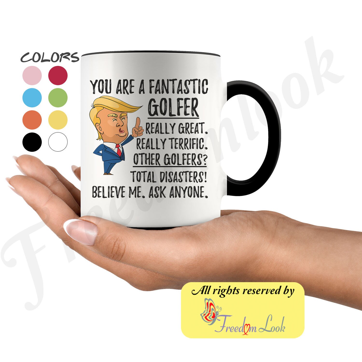 24. Funny Trump Golfer Mug