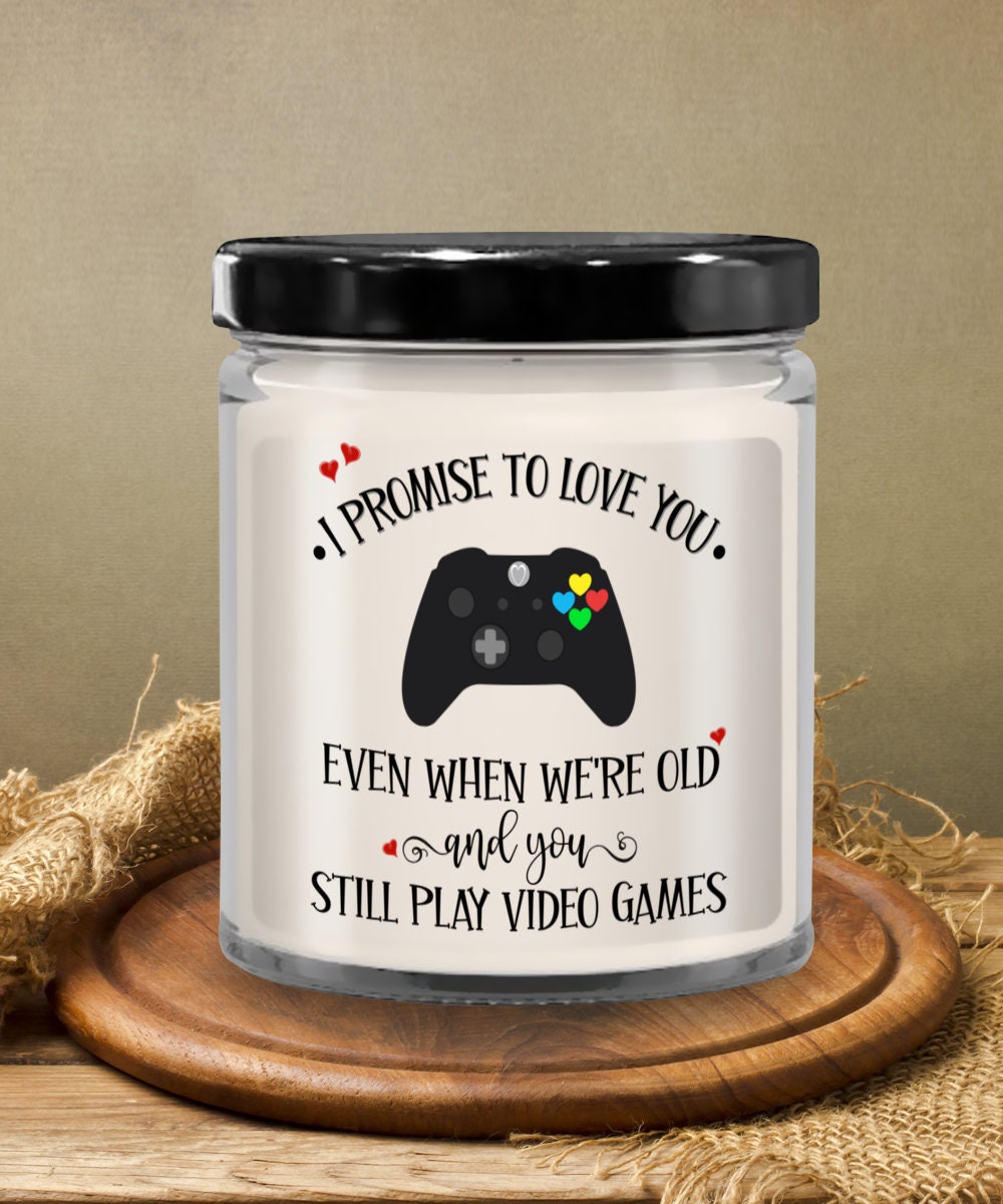 24. Gamer Gifts for Boyfriend Candle
