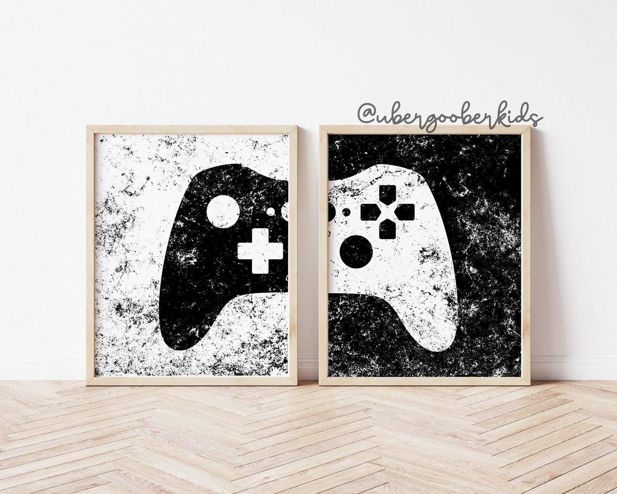 31. Game Room Decor, Gaming Controller Prints