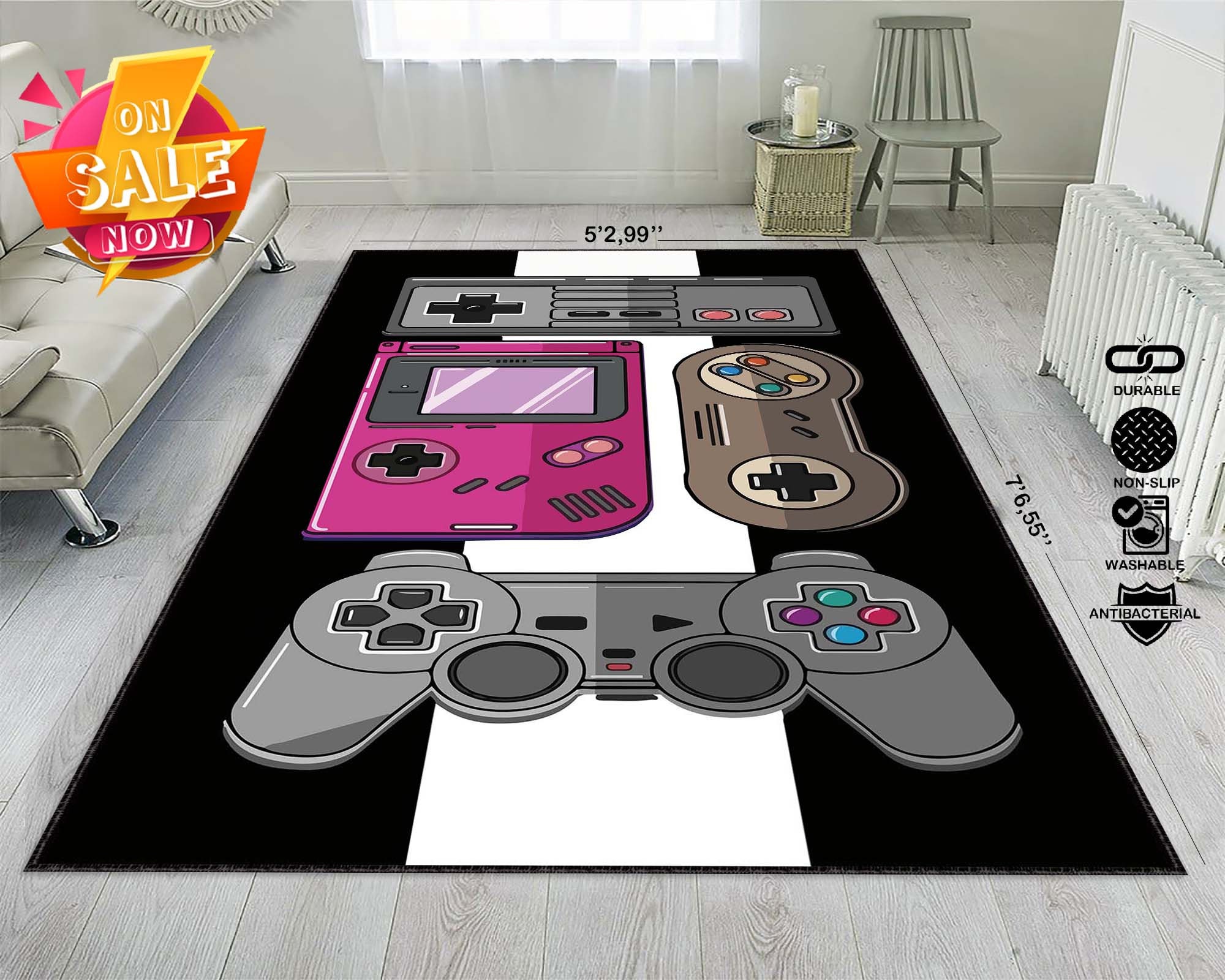 32. Gaming Console Rug