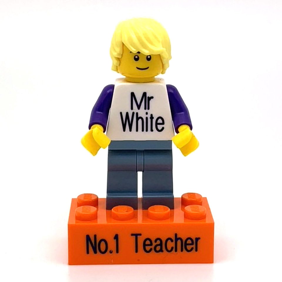 4. Customized Lego Brick for Teachers