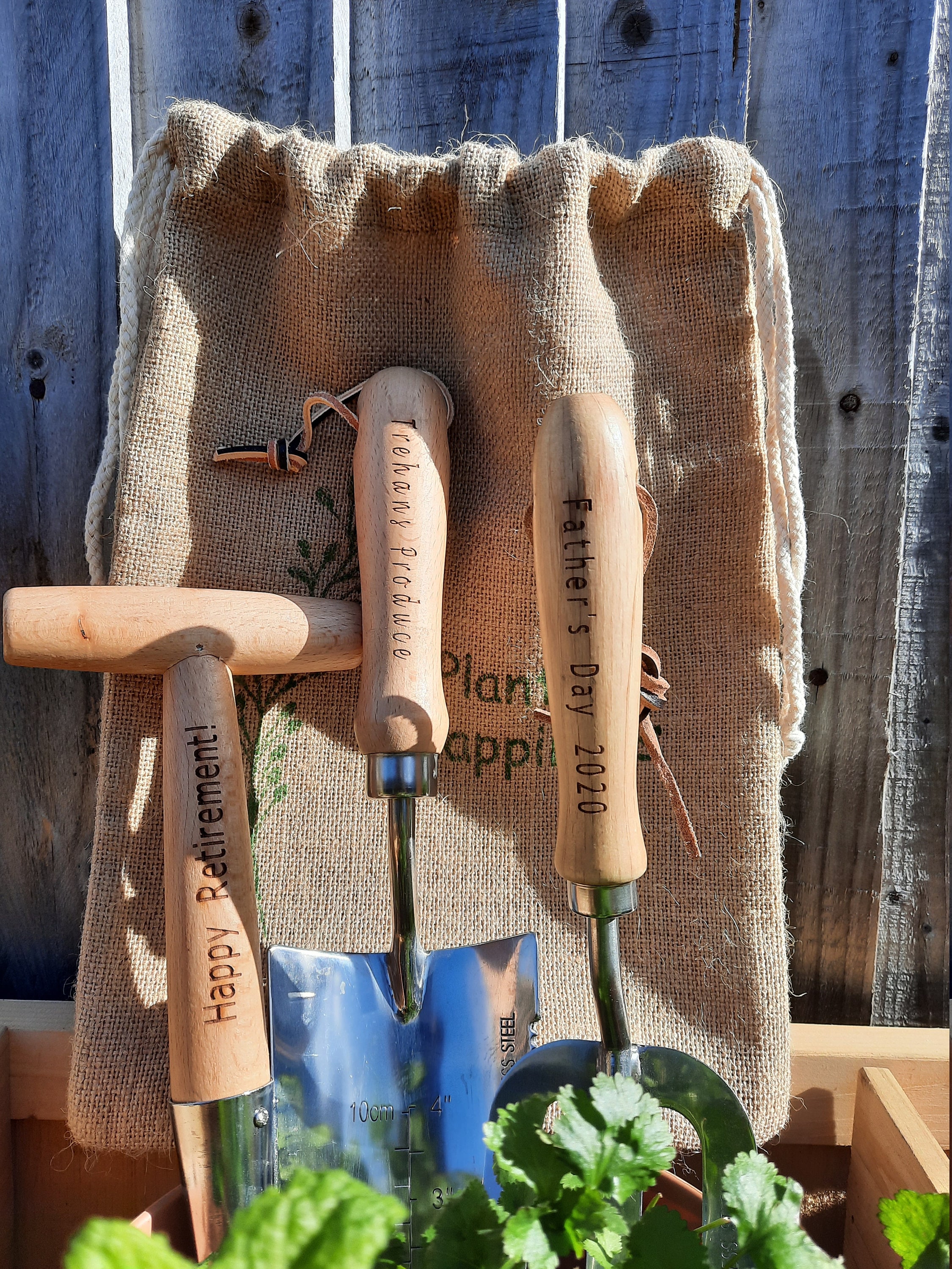 5. Customized Garden Tools with Engraving