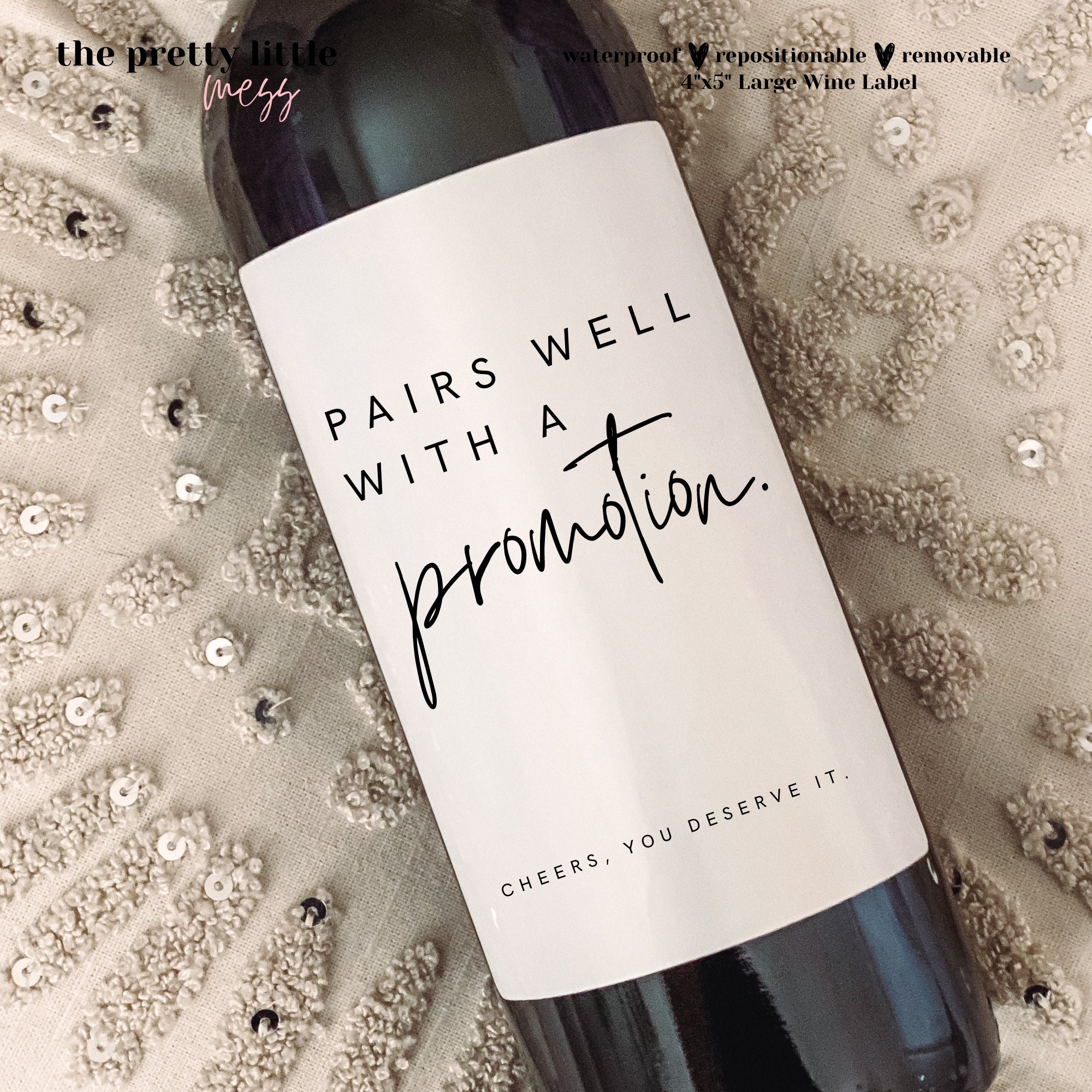 9. Wine Label For Promotion
